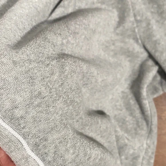 Y2K Vintage Nike Women Light Gray Zipper Jacket Jogger Set - Picture 9 of 10